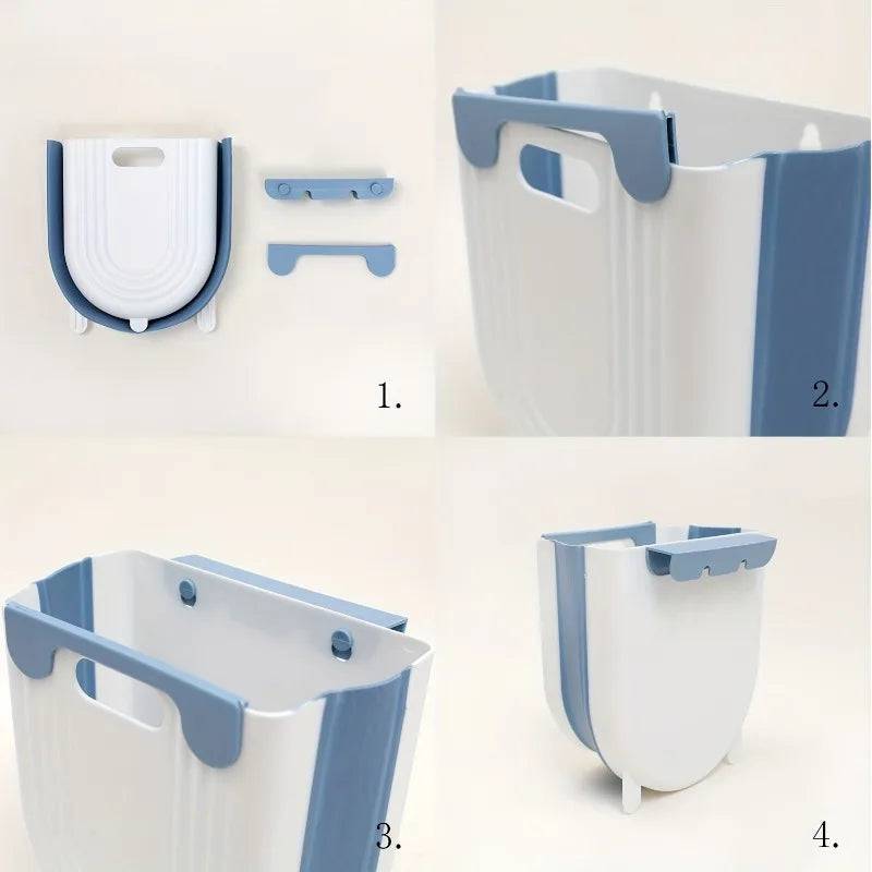 Wall Mounted Folding Trash Can | Kitchen | Luvasmr - Satisfyingly Organised