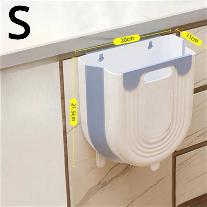 Wall Mounted Folding Trash Can | Kitchen | Luvasmr - Satisfyingly Organised