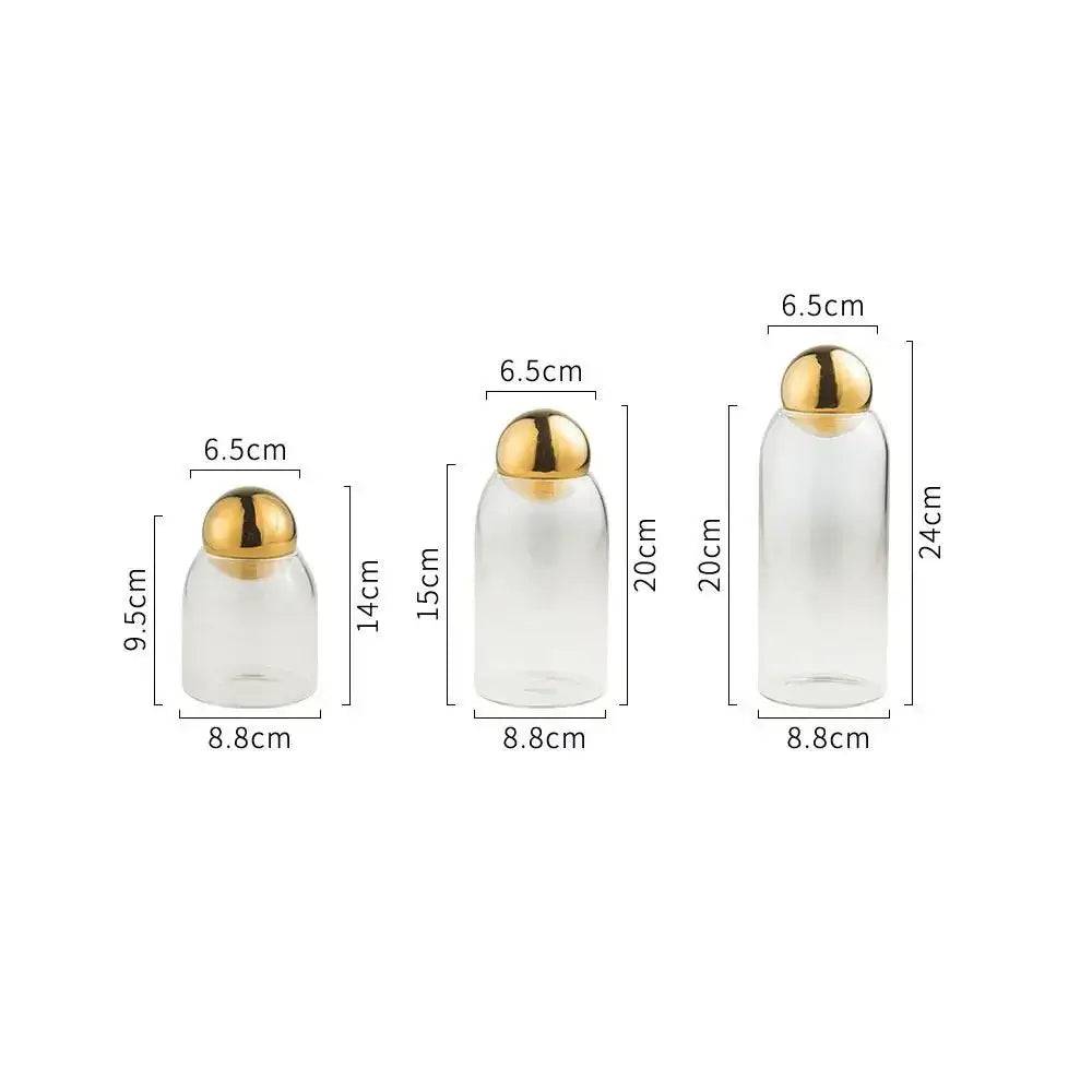 Elegant Glass Storage Bottle | Kitchen | Luvasmr - Satisfyingly Organised