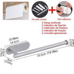 Stainless Steel Kitchen Paper Roll Holder | Kitchen | Luvasmr - Satisfyingly Organised