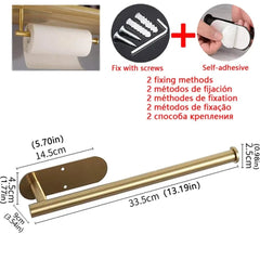 Stainless Steel Kitchen Paper Roll Holder | Kitchen | Luvasmr - Satisfyingly Organised