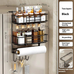 Refrigerator Side Storage Rack | Kitchen | Luvasmr - Satisfyingly Organised