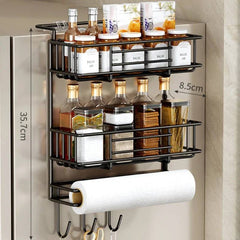 Refrigerator Side Storage Rack | Kitchen | Luvasmr - Satisfyingly Organised