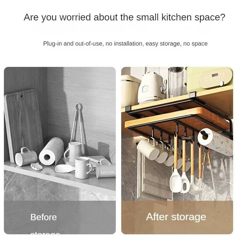Kitchen Hanging Storage Rack | Kitchen | Luvasmr - Satisfyingly Organised