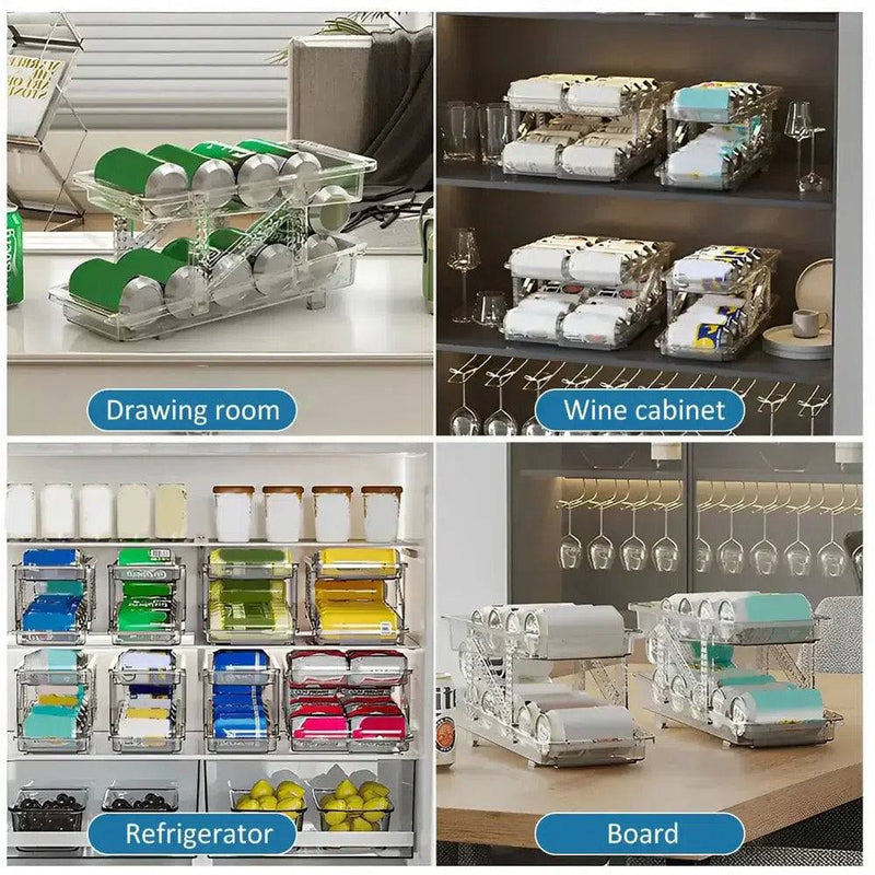 Beverage Can Organiser Refrigerator Holder | Kitchen | Luvasmr - Satisfyingly Organised