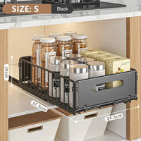 Kitchen Pull-Out Storage Rack & Spice Organiser | Kitchen | Luvasmr - Satisfyingly Organised