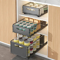 Kitchen Pull-Out Storage Rack & Spice Organiser | Kitchen | Luvasmr - Satisfyingly Organised