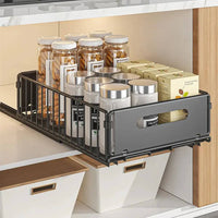 Kitchen Pull-Out Storage Rack & Spice Organiser | Kitchen | Luvasmr - Satisfyingly Organised
