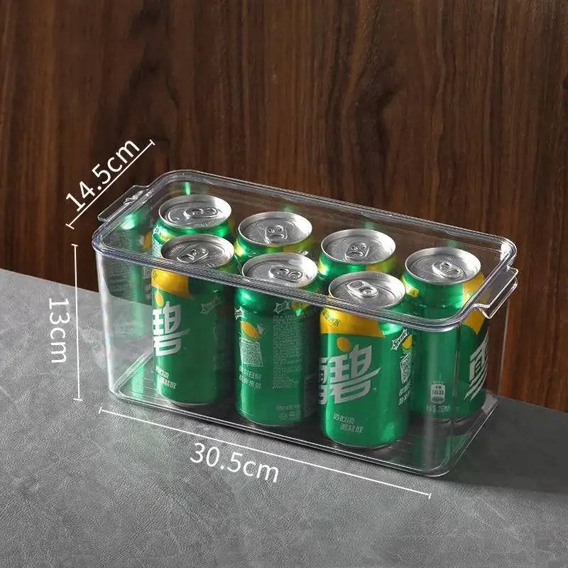 Fridge Organizer Stackable Refrigerator Organizer Bins with Lids Clear Fruit Storage Containers Freezer Pantry kitchen Organizer |  | Luvasmr - Satisfyingly Organised