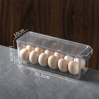 Fridge Organizer Stackable Refrigerator Organizer Bins with Lids Clear Fruit Storage Containers Freezer Pantry kitchen Organizer |  | Luvasmr - Satisfyingly Organised
