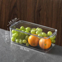 Fridge Organizer Stackable Refrigerator Organizer Bins with Lids Clear Fruit Storage Containers Freezer Pantry kitchen Organizer |  | Luvasmr - Satisfyingly Organised