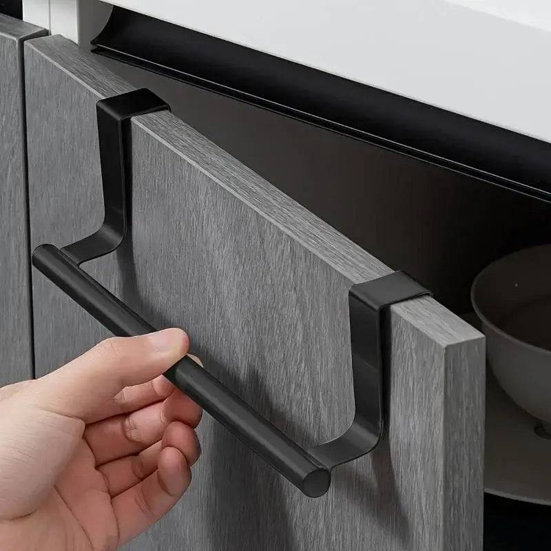 Stainless Steel Over Cabinet Towel Rack | Kitchen | Luvasmr - Satisfyingly Organised