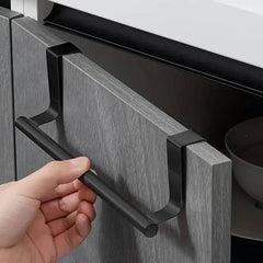 Stainless Steel Over Cabinet Towel Rack | Kitchen | Luvasmr - Satisfyingly Organised