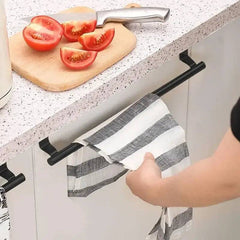 Stainless Steel Over Cabinet Towel Rack | Kitchen | Luvasmr - Satisfyingly Organised
