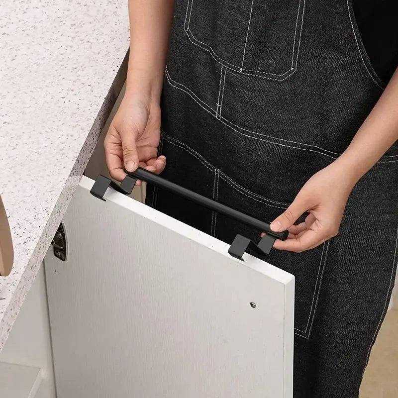 Stainless Steel Over Cabinet Towel Rack | Kitchen | Luvasmr - Satisfyingly Organised