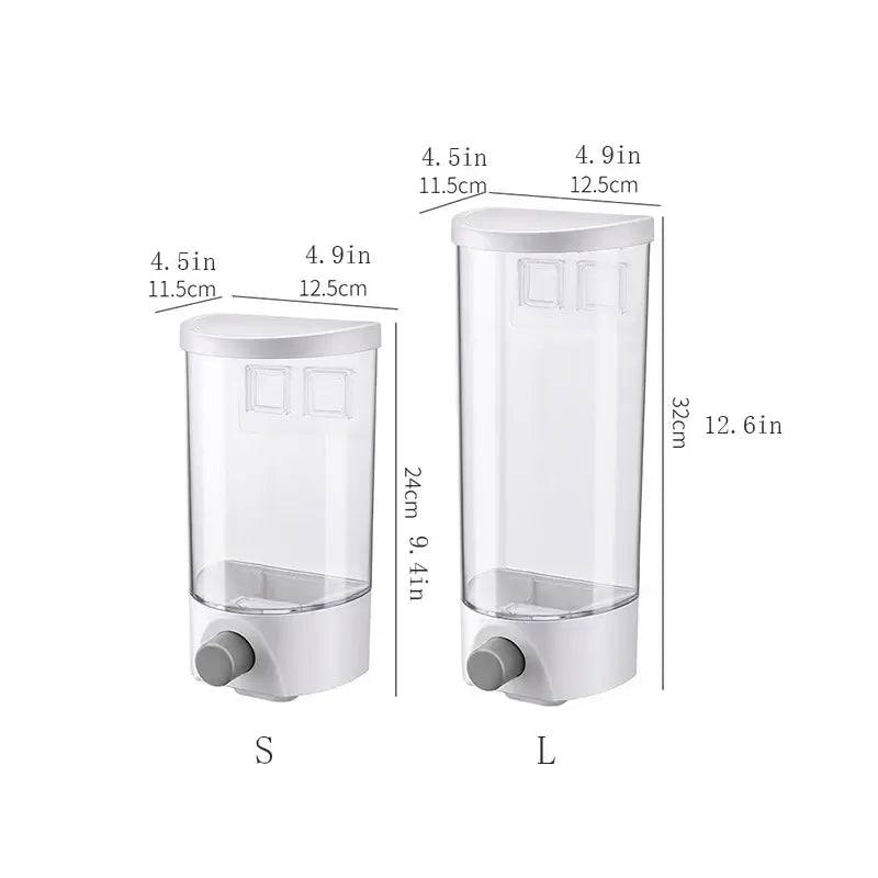 Wall-Mounted Grain Storage Box | Kitchen | Luvasmr - Satisfyingly Organised