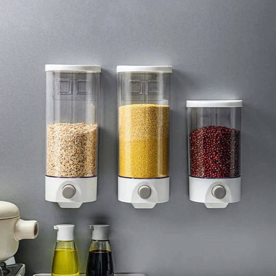 Wall-Mounted Grain Storage Box | Kitchen | Luvasmr - Satisfyingly Organised