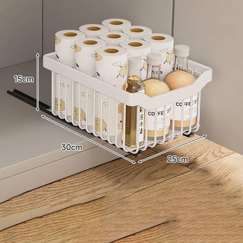 Kitchen Pull Out Storage Shelf | Kitchen | Luvasmr - Satisfyingly Organised