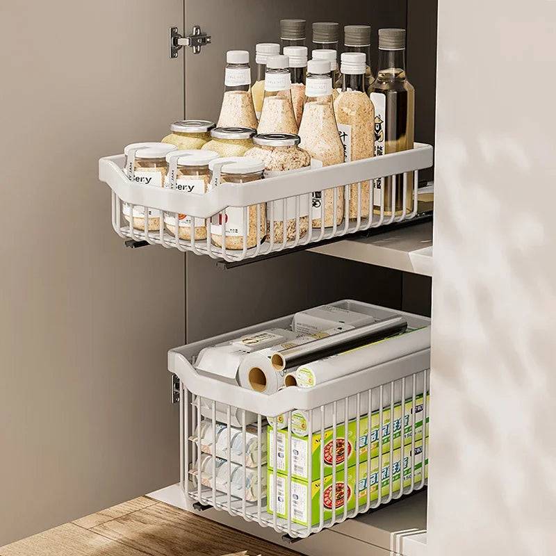 Kitchen Pull Out Storage Shelf | Kitchen | Luvasmr - Satisfyingly Organised