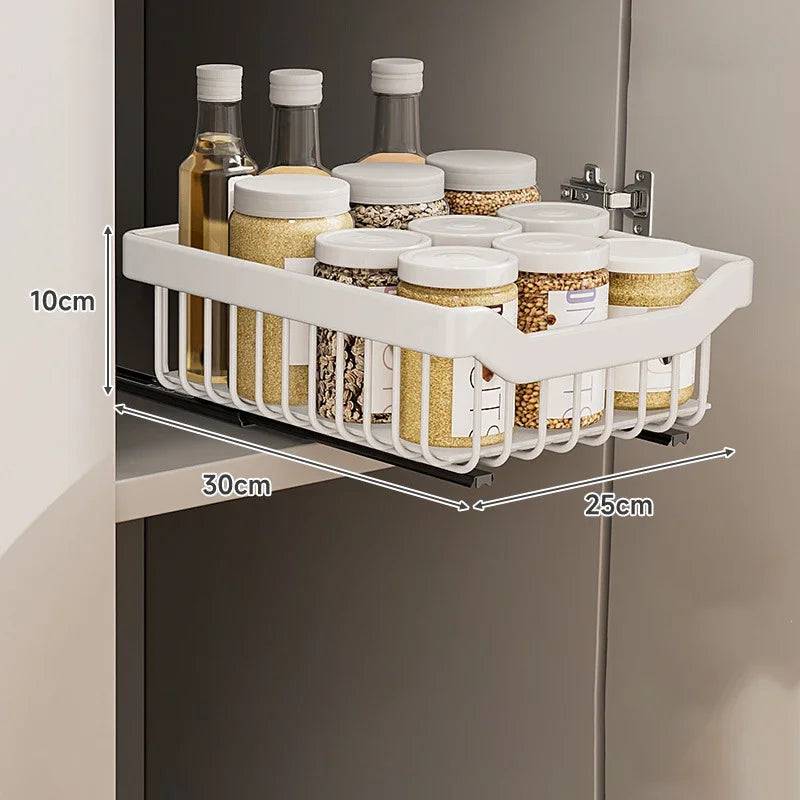 Kitchen Pull Out Storage Shelf | Kitchen | Luvasmr - Satisfyingly Organised