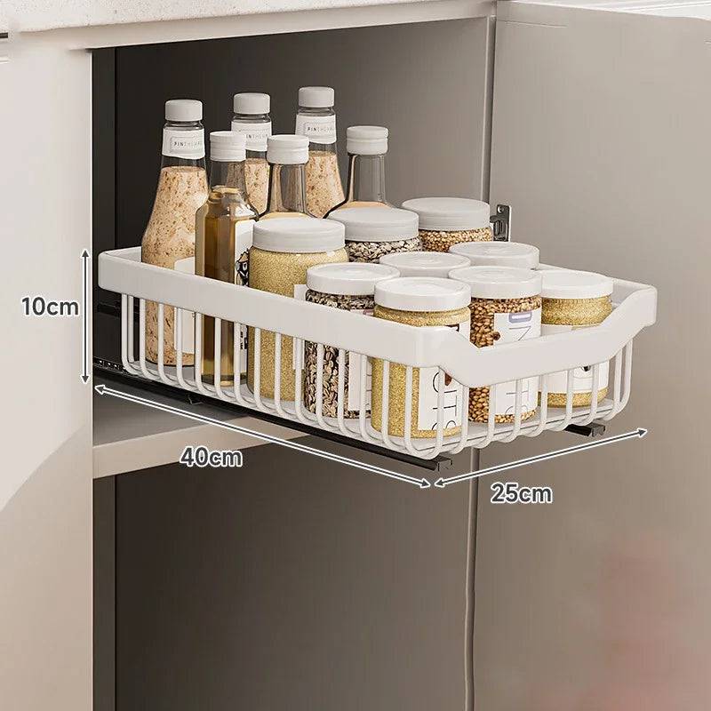 Kitchen Pull Out Storage Shelf | Kitchen | Luvasmr - Satisfyingly Organised