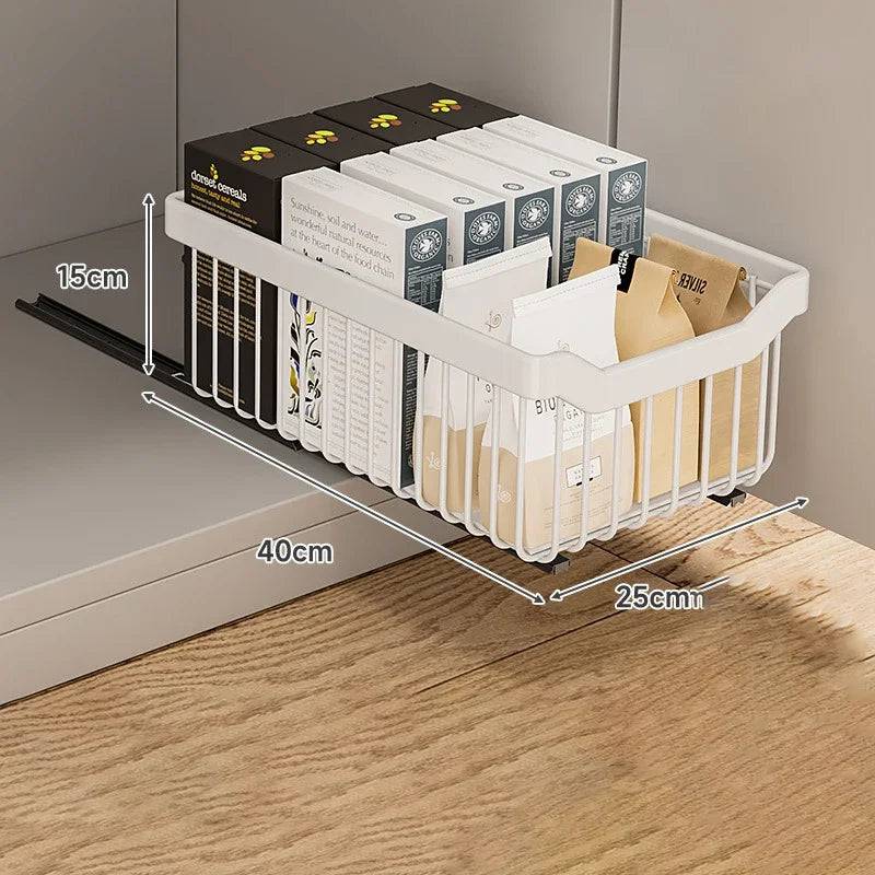 Kitchen Pull Out Storage Shelf | Kitchen | Luvasmr - Satisfyingly Organised