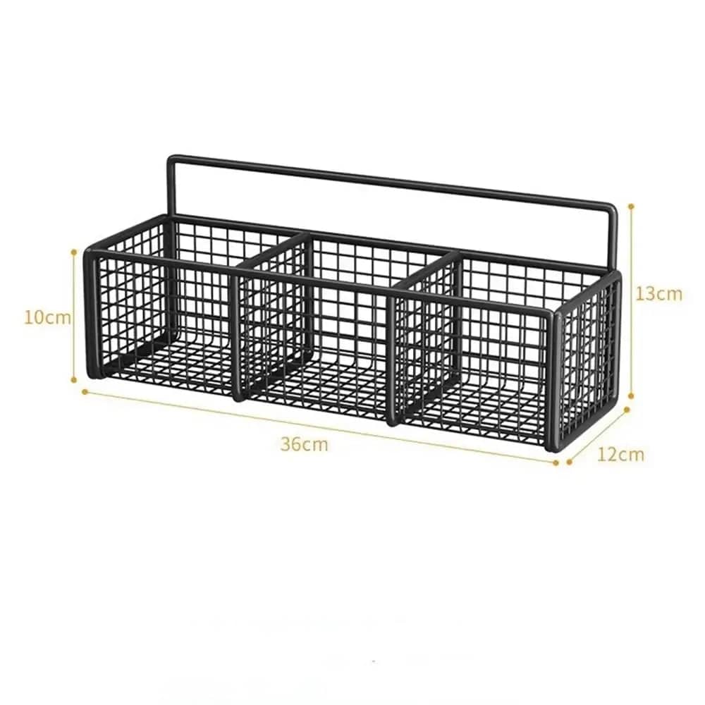 Wall-Mounted Kitchen Storage Rack | Kitchen | Luvasmr - Satisfyingly Organised