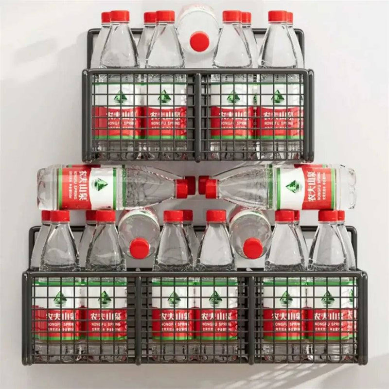 Wall-Mounted Kitchen Storage Rack | Kitchen | Luvasmr - Satisfyingly Organised