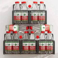 Wall-Mounted Kitchen Storage Rack | Kitchen | Luvasmr - Satisfyingly Organised