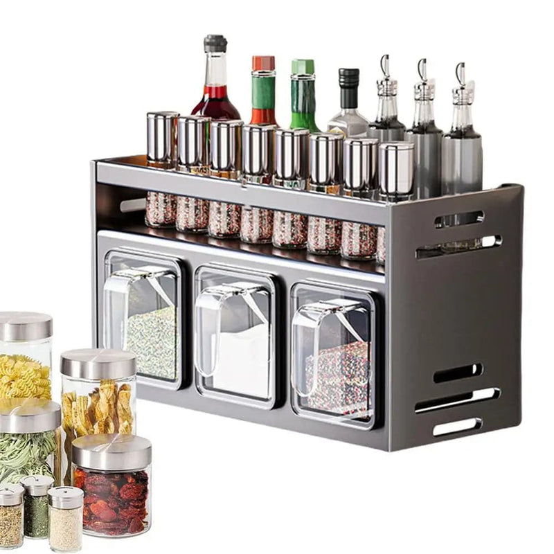 Stylish Kitchen Seasoning Rack | Kitchen | Luvasmr - Satisfyingly Organised