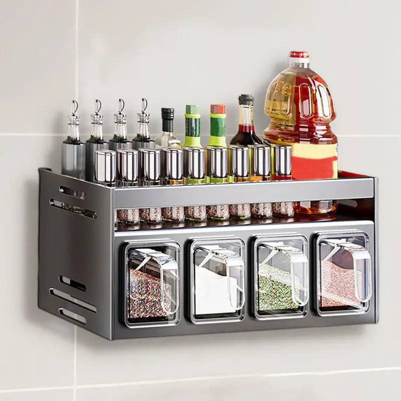 Stylish Kitchen Seasoning Rack | Kitchen | Luvasmr - Satisfyingly Organised