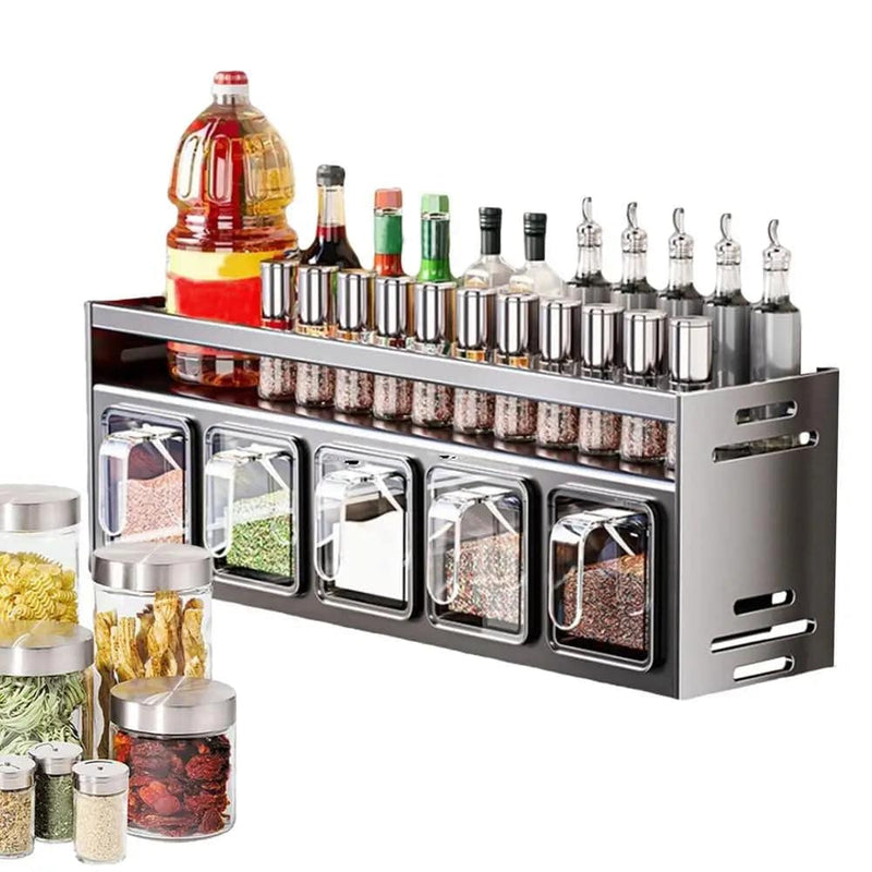 Stylish Kitchen Seasoning Rack | Kitchen | Luvasmr - Satisfyingly Organised