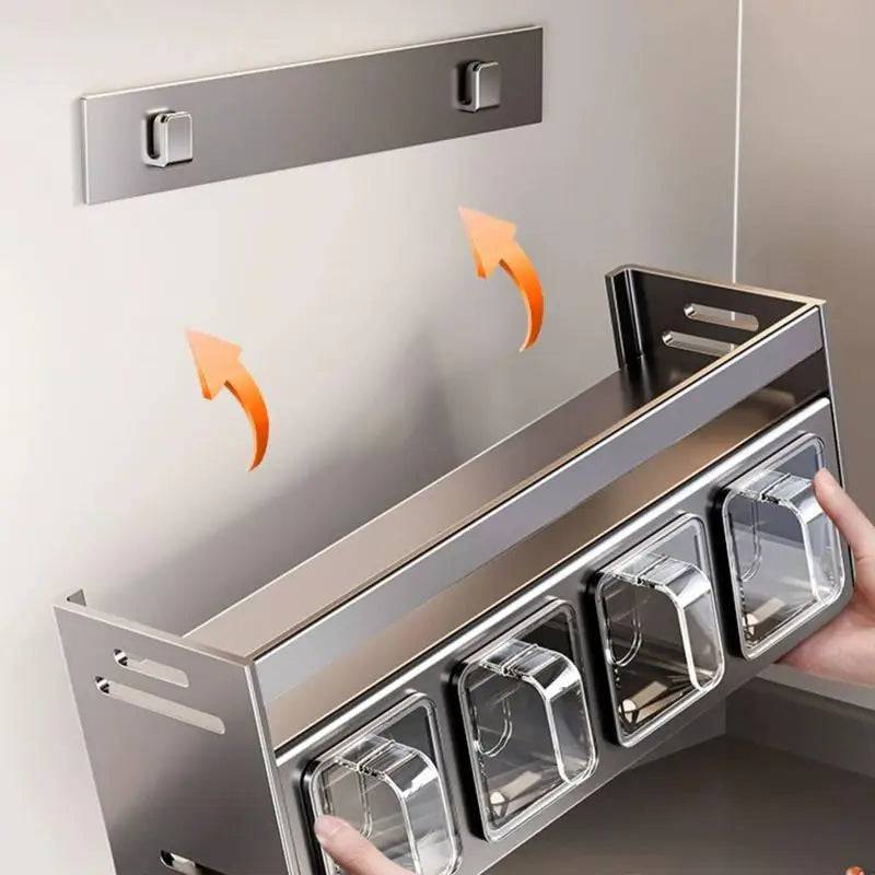 Stylish Kitchen Seasoning Rack | Kitchen | Luvasmr - Satisfyingly Organised