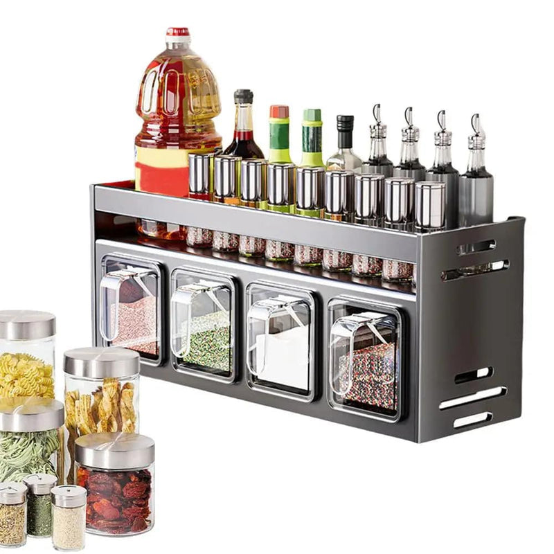 Stylish Kitchen Seasoning Rack | Kitchen | Luvasmr - Satisfyingly Organised