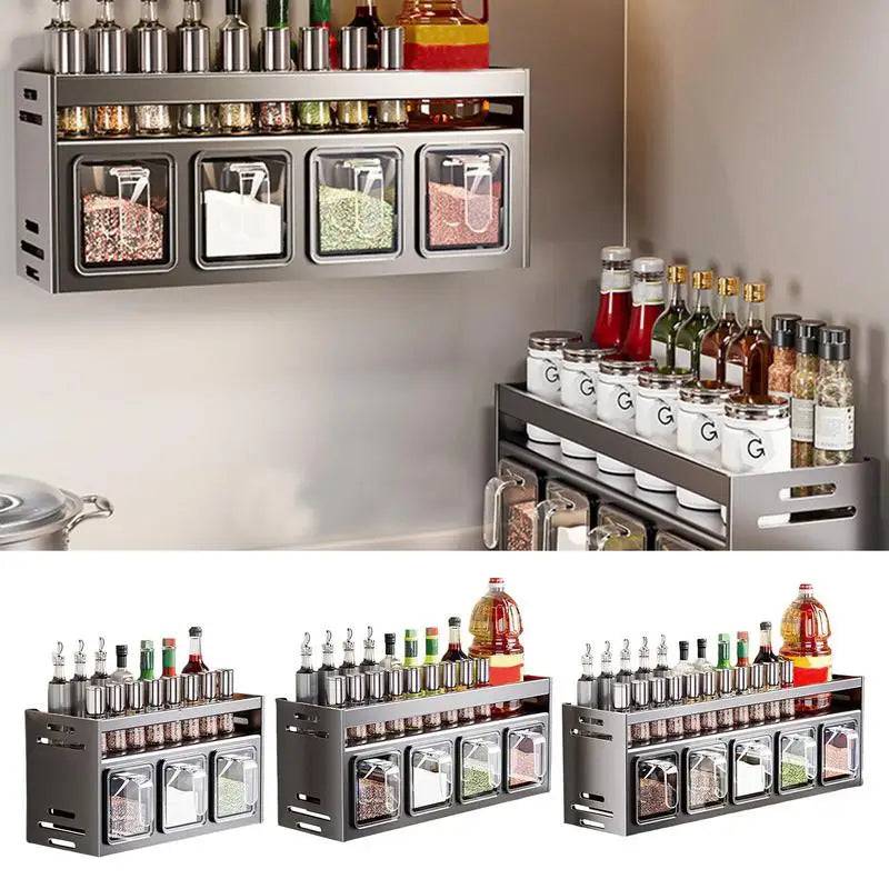Stylish Kitchen Seasoning Rack | Kitchen | Luvasmr - Satisfyingly Organised