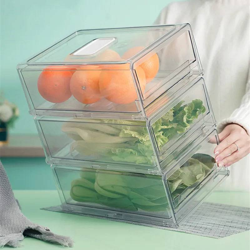 Stackable Refrigerator Food Organiser | Kitchen | Luvasmr - Satisfyingly Organised