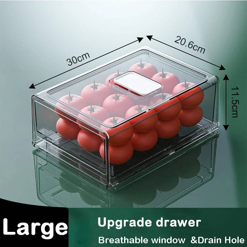 Stackable Refrigerator Food Organiser | Kitchen | Luvasmr - Satisfyingly Organised