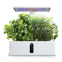 Adjustable Hydroponic Garden System with LED Grow Lights - Luvasmr