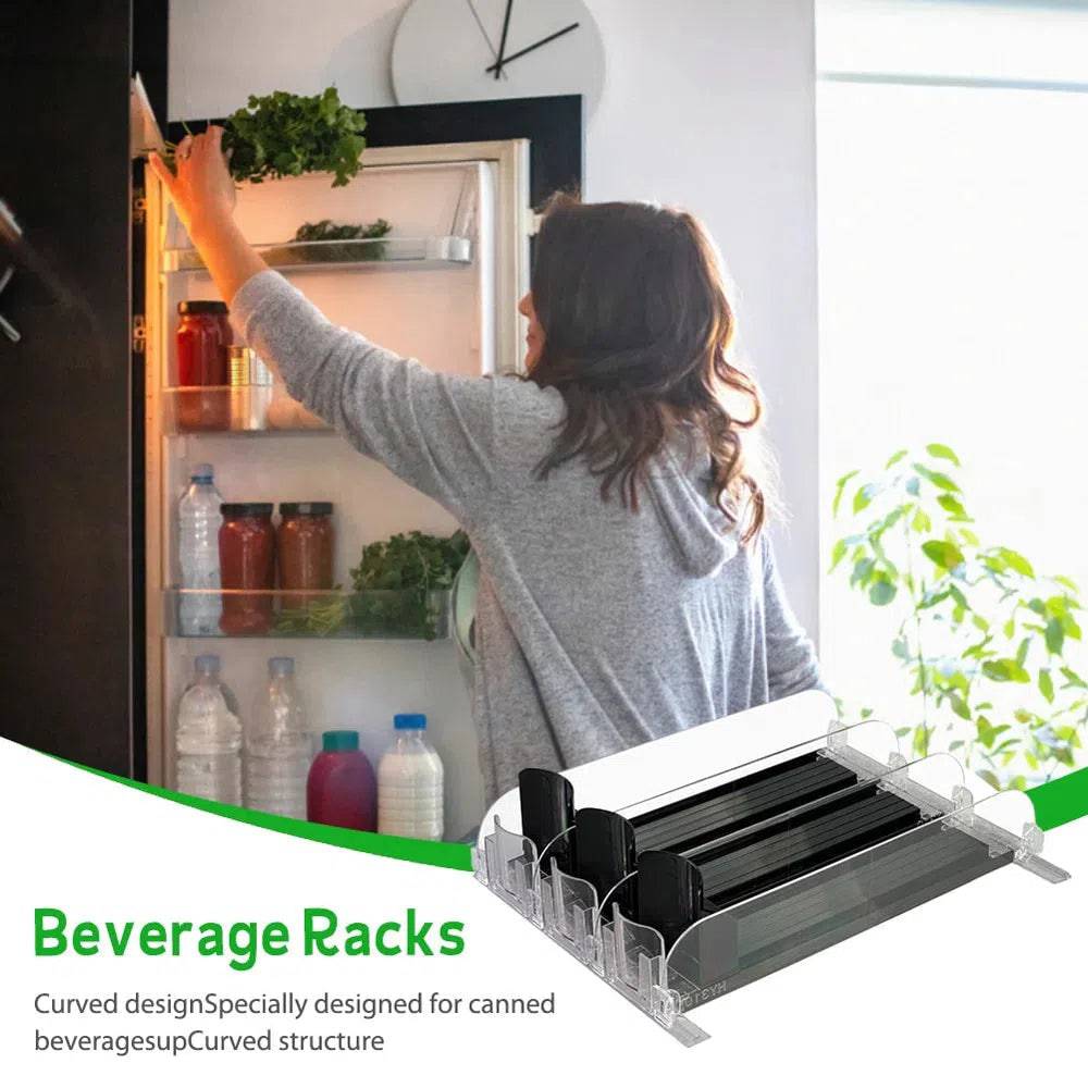 Canned Beverage Push Rack | Kitchen | Luvasmr - Satisfyingly Organised