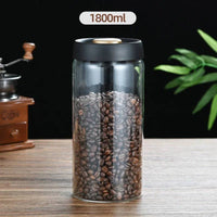 Press-Type Coffee Beans Vacuum Sealed Container | Kitchen | Luvasmr - Satisfyingly Organised