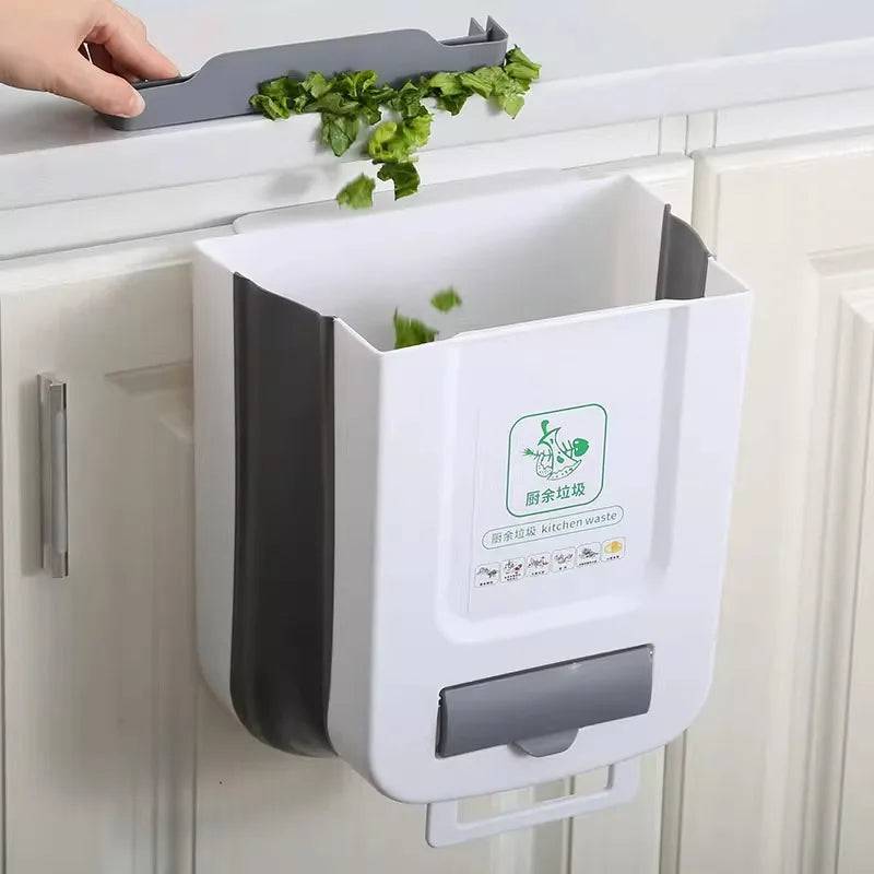 Kitchen Folding Trash Can | Kitchen | Luvasmr - Satisfyingly Organised