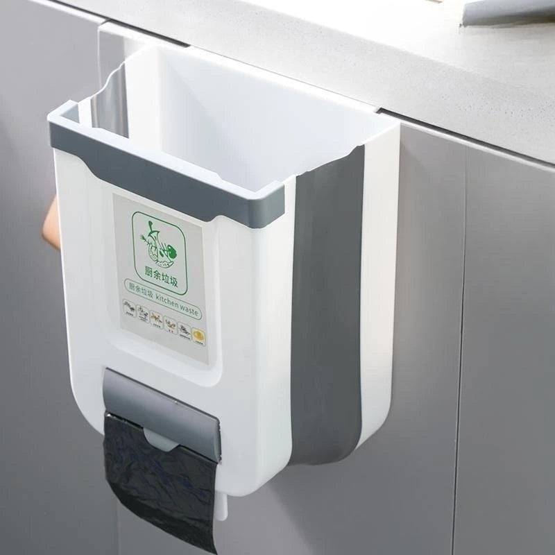 Kitchen Folding Trash Can | Kitchen | Luvasmr - Satisfyingly Organised