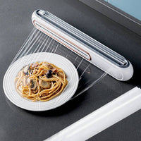 Magnetic Cling Film Dispenser with Safety Cutter | Kitchen | Luvasmr - Satisfyingly Organised