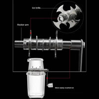 Portable Hand-Cranked Ice Crusher | Kitchen | Luvasmr - Satisfyingly Organised