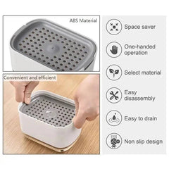 Soap Dispenser with Sponge Holder | Kitchen | Luvasmr - Satisfyingly Organised