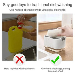 Soap Dispenser with Sponge Holder | Kitchen | Luvasmr - Satisfyingly Organised