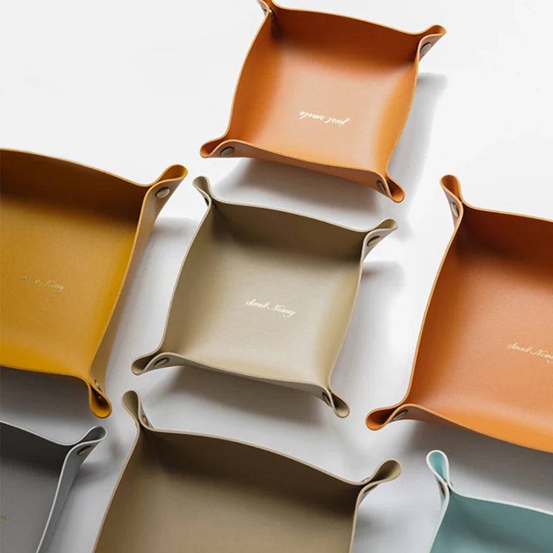 Nordic Leather Storage Tray | Living Room | Luvasmr - Satisfyingly Organised