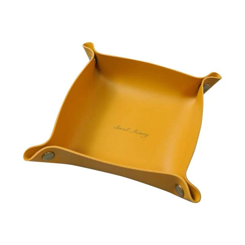 Nordic Leather Storage Tray | Living Room | Luvasmr - Satisfyingly Organised