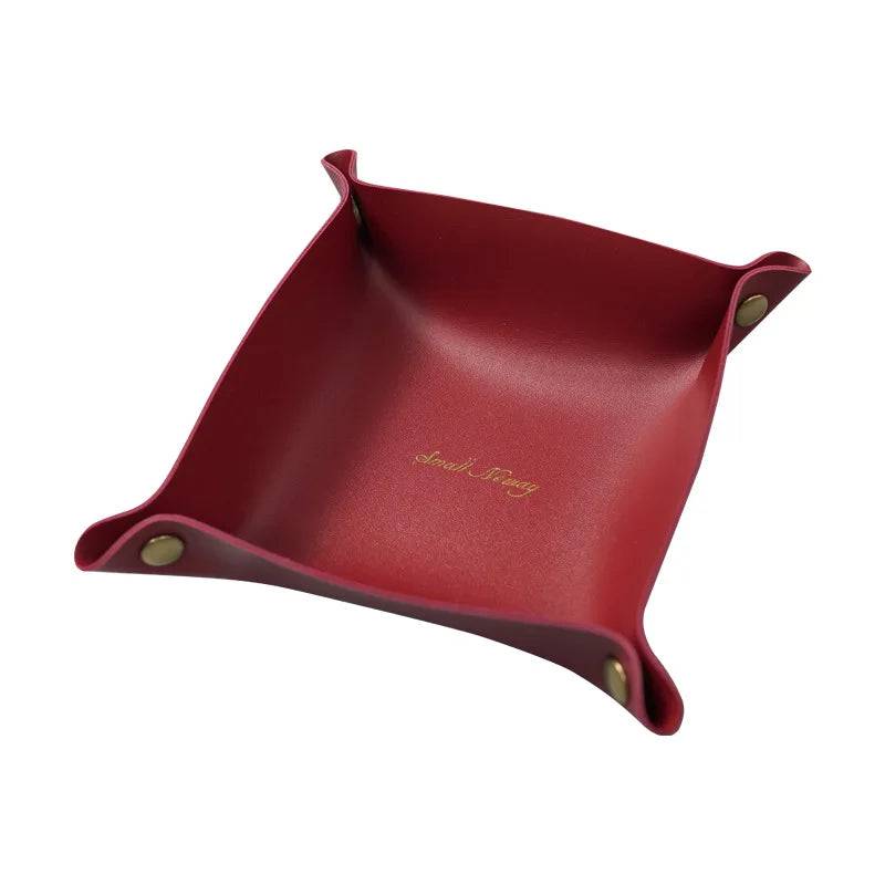 Nordic Leather Storage Tray | Living Room | Luvasmr - Satisfyingly Organised