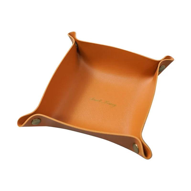 Nordic Leather Storage Tray | Living Room | Luvasmr - Satisfyingly Organised